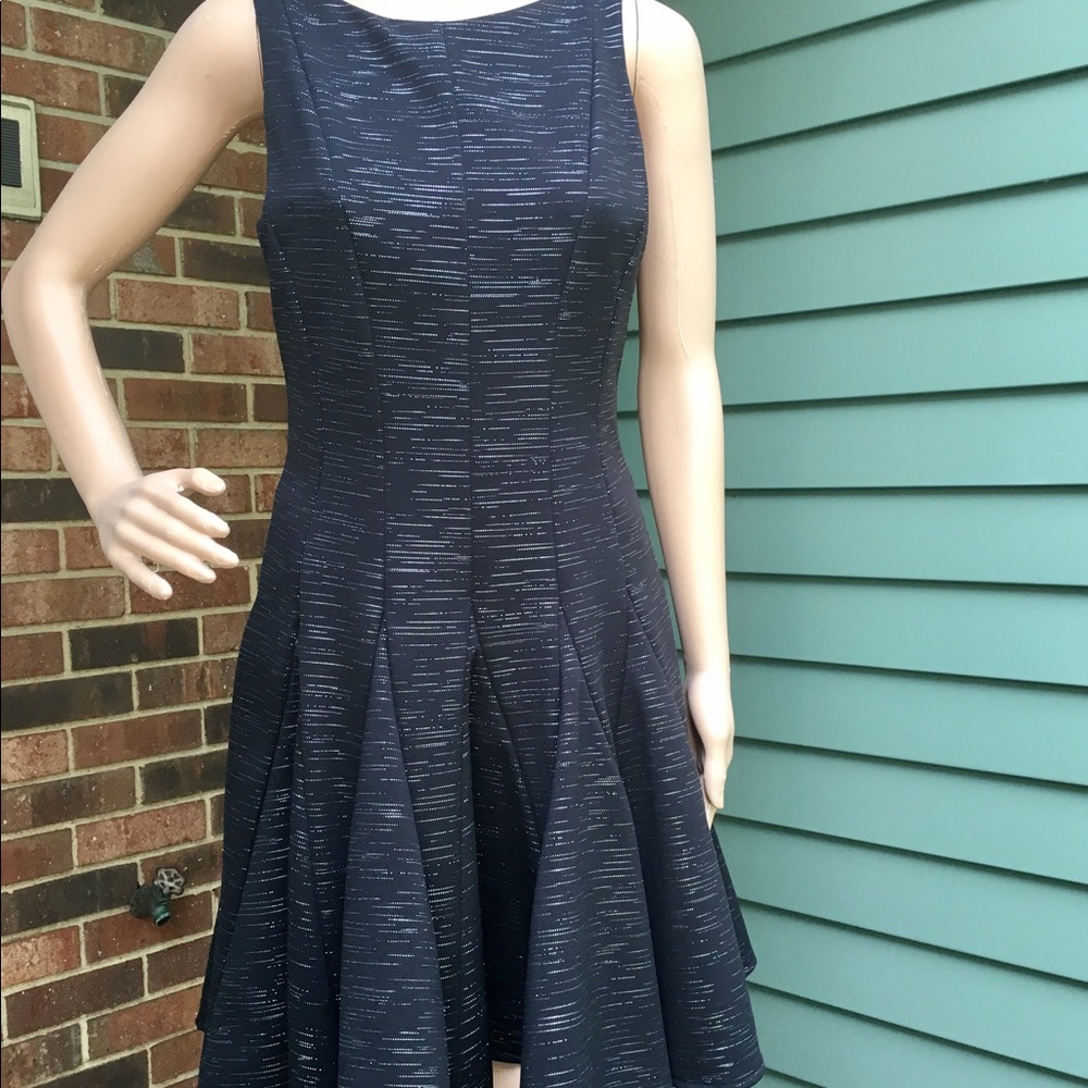 Sleeveless Flared Skirt Dress